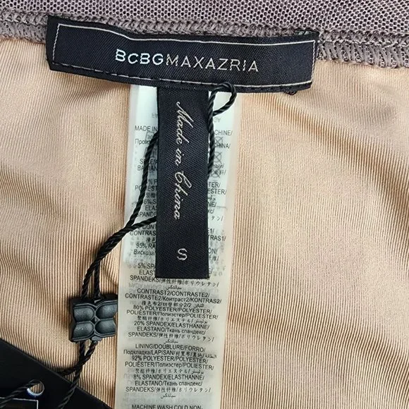 Bcbgmaxazria "Katlin" Geometric Sleeveless Mesh top, size small. - Picture 6 of 7